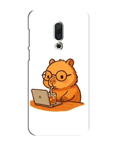 Чехол для Meizu 15 Plus с картинкой «Капибара с ноутбуком» Чехол для Meizu 15 Plus с картинкой «Капибара с ноутбуком»