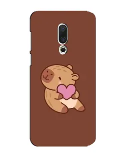 Чехол для Meizu 15 Plus с картинкой «Капибара с сердцем» Чехол для Meizu 15 Plus с картинкой «Капибара с сердцем»