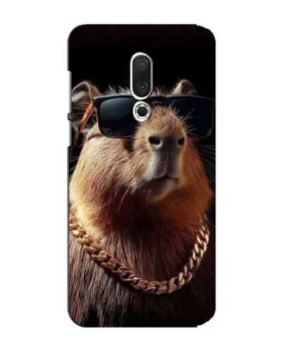 Чехол для Meizu 15 Plus с картинкой «Капибара золотая цепь» Чехол для Meizu 15 Plus с картинкой «Капибара золотая цепь»