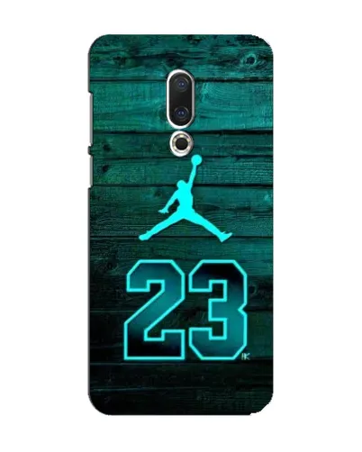 Чохол для Meizu 15 з картинкою «Jordan Cyan 23»