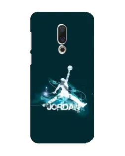 Чохол для Meizu 15 з картинкою «Jordan Blue Fire»