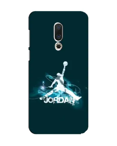 Чохол для Meizu 15 з картинкою «Jordan Blue Fire»
