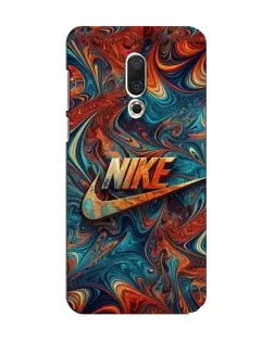 Чехол для Meizu 15 с картинкой «Nike в абстракции»