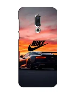 Чехол для Meizu 15 с картинкой «Nike и суперкар»