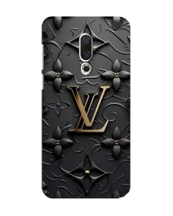 Чехол для Meizu 15 с картинкой «Кожаная текстура LV»