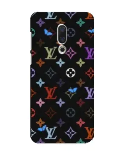 Чехол для Meizu 15 с картинкой «Цветная монограмма LV»