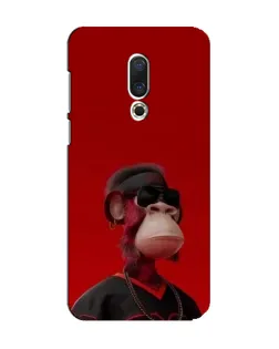 Чохол для Meizu 15 з картинкою «Bored Ape в червоному»