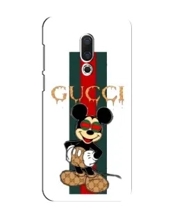 Чохол для Meizu 15 з картинкою «Міккі Маус Gucci — смуги»