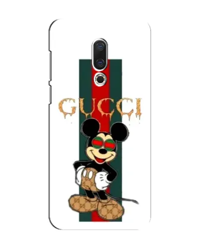 Чохол для Meizu 15 з картинкою «Міккі Маус Gucci — смуги»