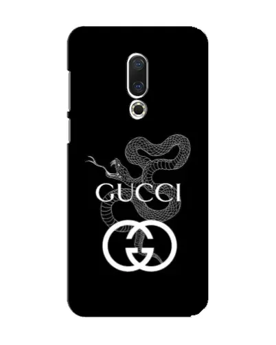 Чохол для Meizu 15 з картинкою «Gucci — срібна змія»