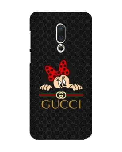 Чохол для Meizu 15 з картинкою «Мінні Маус Gucci — чорний»