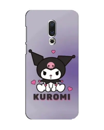 Чохол для Meizu 15 з картинкою «Kuromi — фіолетовий арт»