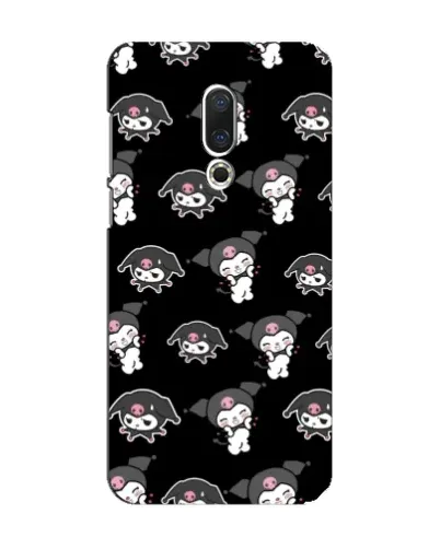 Чохол для Meizu 15 з картинкою «Чорний паттерн Kuromi»