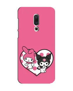 Чохол для Meizu 15 з картинкою «Kuromi та My Melody»