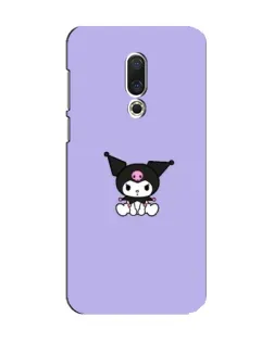Чохол для Meizu 15 з картинкою «Kuromi — фіолетовий мінімалізм»