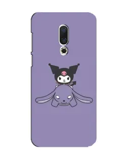 Чохол для Meizu 15 з картинкою «Kuromi на ліловому фоні»