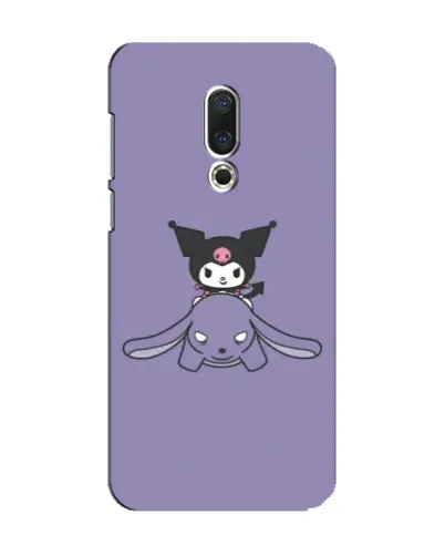 Чохол для Meizu 15 з картинкою «Kuromi на ліловому фоні»