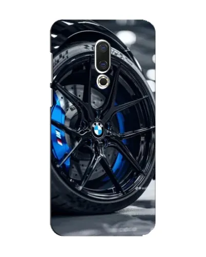 Чехол для Meizu 15 с картинкой «Колесо BMW вблизи»