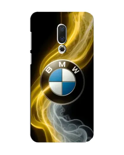 Чехол для Meizu 15 с картинкой «Золотистый дым BMW»