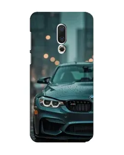 Чехол для Meizu 15 с картинкой «BMW в огнях города»