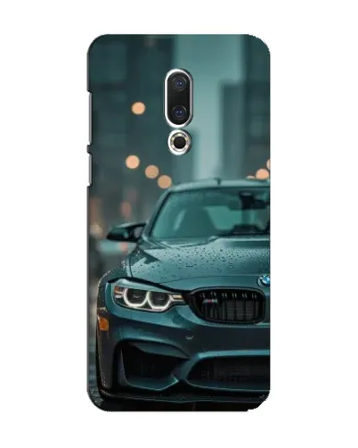 Чехол для Meizu 15 с картинкой «BMW в огнях города»