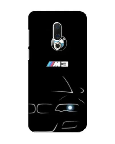 Чехол для Meizu 15 с картинкой «Минималистичный принт BMW M3»