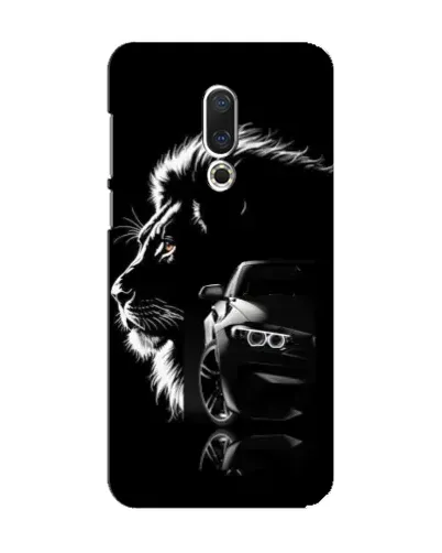 Чехол для Meizu 15 с картинкой «BMW и лев»