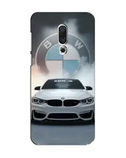 Чохол для Meizu 15 з картинкою «BMW в білому диму»