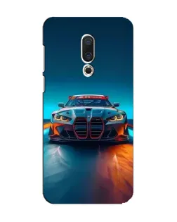 Чохол для Meizu 15 з картинкою «BMW — вогні неону»