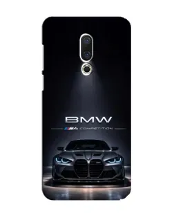 Чохол для Meizu 15 з картинкою «BMW крізь нічне місто»