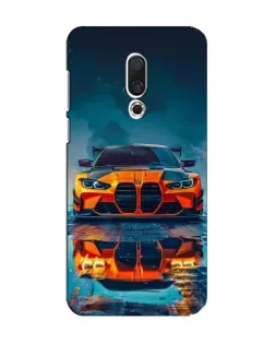 Чохол для Meizu 15 з картинкою «BMW — золота емблема»