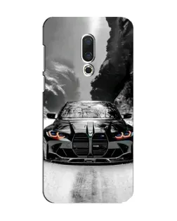 Чохол для Meizu 15 з картинкою «BMW — акварельний дрифт»