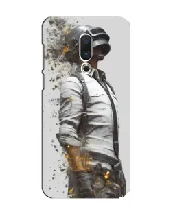 Чохол для Meizu 15 з картинкою «PUBG — боєць у пилу»