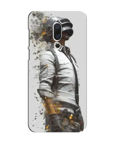 Чохол для Meizu 15 з картинкою «PUBG — боєць у пилу»