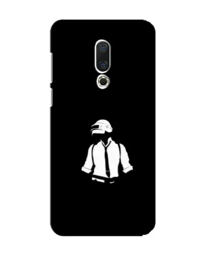 Чохол для Meizu 15 з картинкою «PUBG — білий шолом»