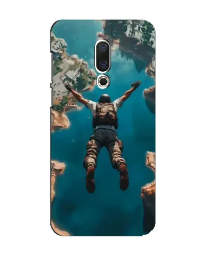 Чохол для Meizu 15 з картинкою «PUBG — вільне падіння»