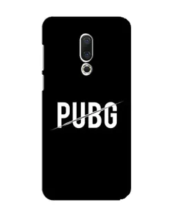 Чохол для Meizu 15 з картинкою «PUBG — білий логотип»