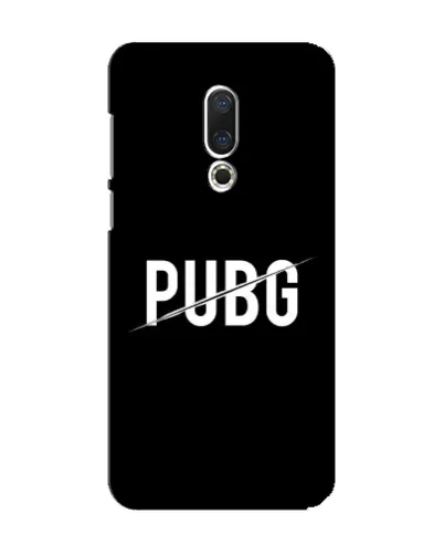 Чохол для Meizu 15 з картинкою «PUBG — білий логотип»