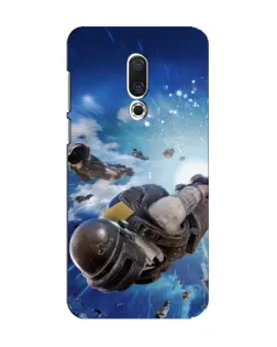 Чохол для Meizu 15 з картинкою «Десант PUBG — стрибок»