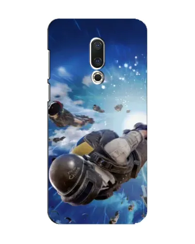 Чохол для Meizu 15 з картинкою «Десант PUBG — стрибок»