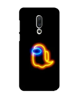 Чохол для Meizu 15 з картинкою «Among Us неонове сяйво»