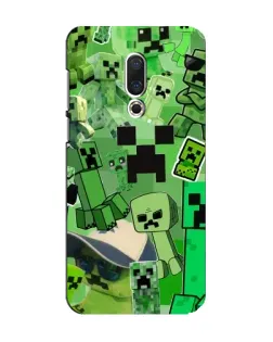 Чохол для Meizu 15 з картинкою «Кріпери Minecraft»