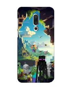 Чохол для Meizu 15 з картинкою «Ендермен у лісі»