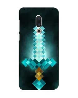 Чохол для Meizu 15 з картинкою «Алмазний меч неон»