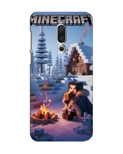 Чохол для Meizu 15 з картинкою «Зимовий Minecraft» Чохол для Meizu 15 з картинкою «Зимовий Minecraft»