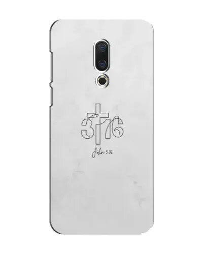 Чехол для Meizu 15 с картинкой «Иоанна 3:16 Крест»