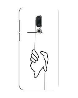 Чехол для Meizu 15 с картинкой «Рука держит»