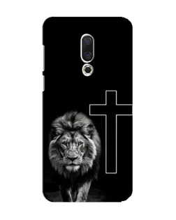 Чехол для Meizu 15 с картинкой «Лев и Крест»