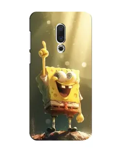 Чохол для Meizu 15 з картинкою «Сяючий Спанч Боб»