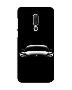 Чехол для Meizu 15 с картинкой «Фары Tesla Night»